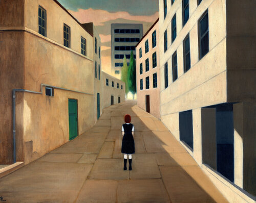 La rue by Michaël Brack, Painting for Sale on Select