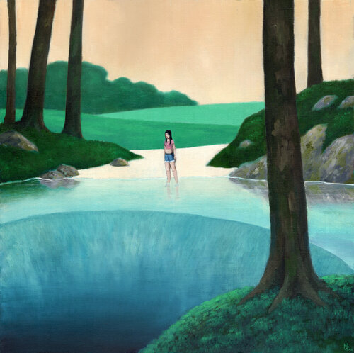 Doline by Michaël Brack, Painting for Sale on Select