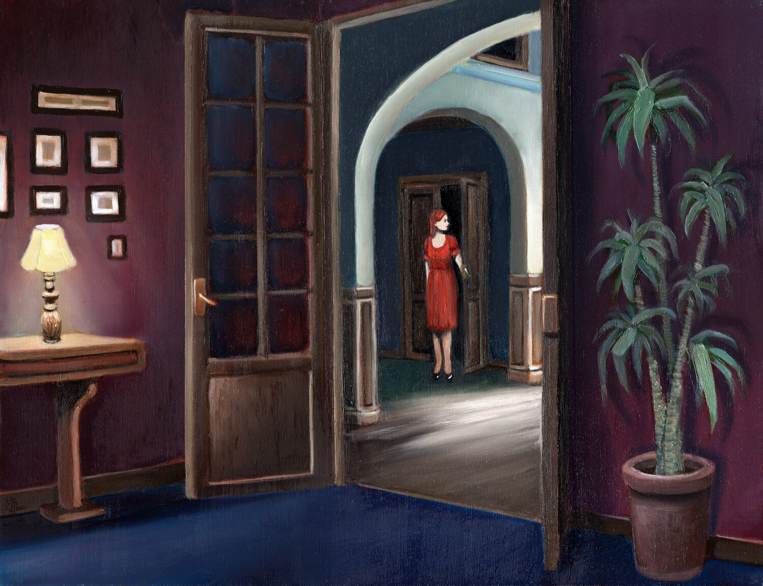 Hôtel Michaël Brack Original painting for sale