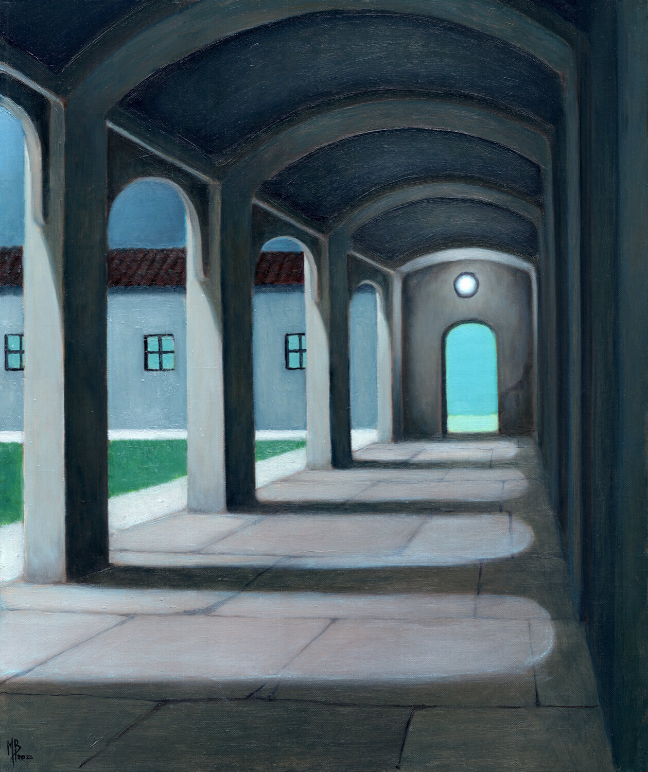 Institut IV Michaël Brack Original painting for sale