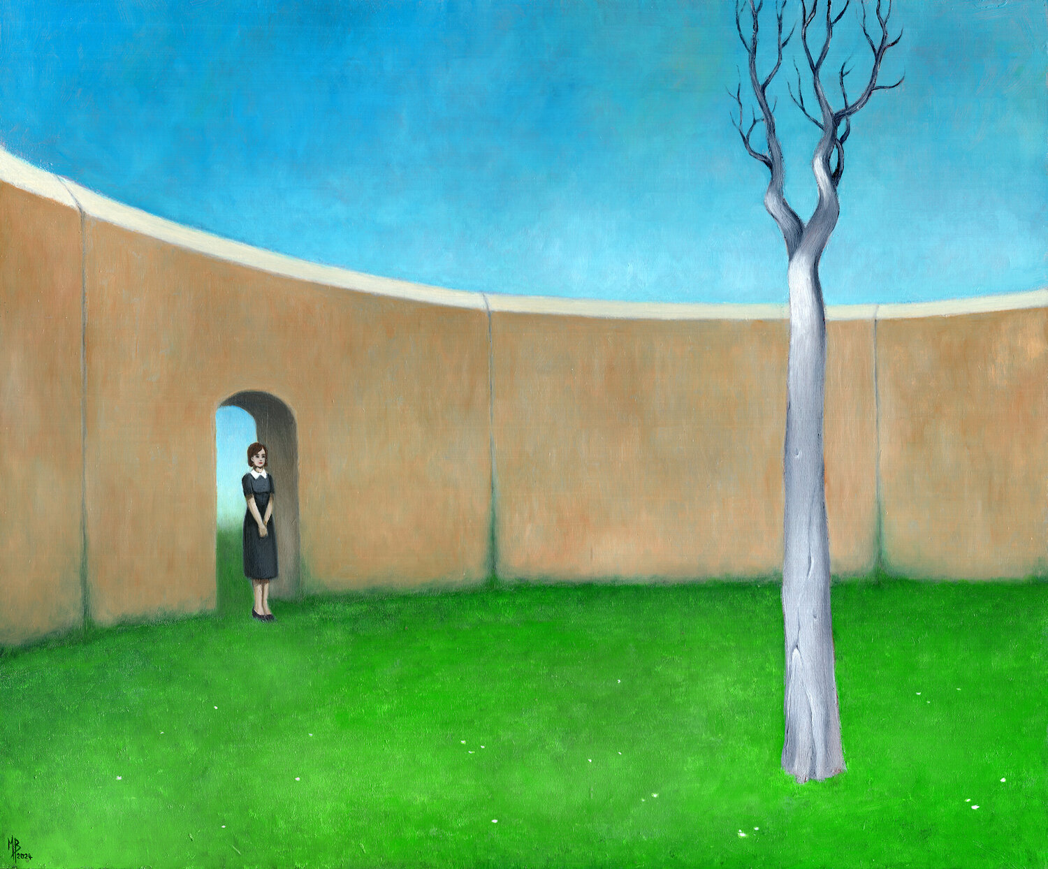 L'arbre Michaël Brack Original painting for sale