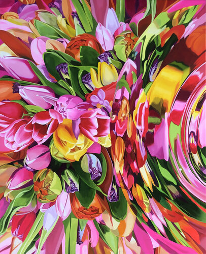 Praise Eternity III by Su Hyun Kim, Painting for Sale on Select