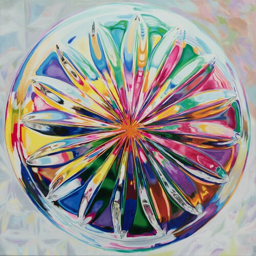 Convergence: Blue Moon by Su Hyun Kim, Painting for Sale on Select