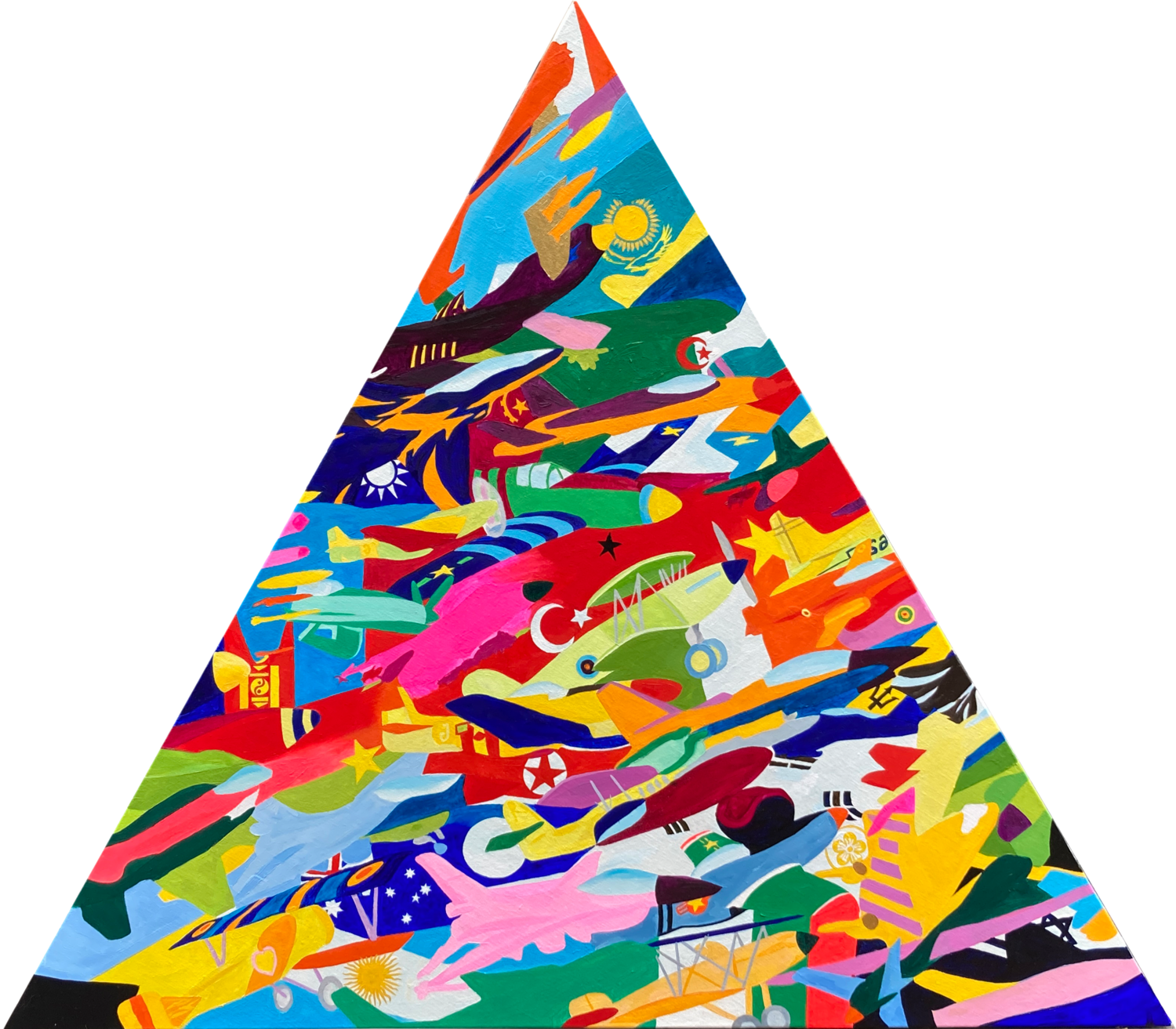Mercator Projection II Su Hyun Kim Original painting for sale