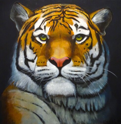 Tiger by Angelika Bes, Painting for Sale on Select
