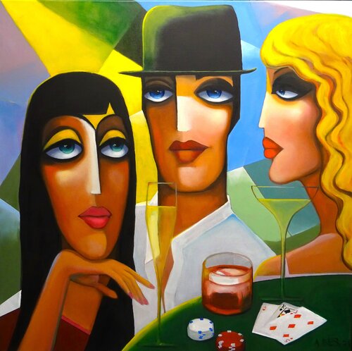 Vegas, baby by Angelika Bes, Painting for Sale on Select