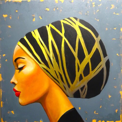 Daughter of sun by Angelika Bes, Painting for Sale on Select