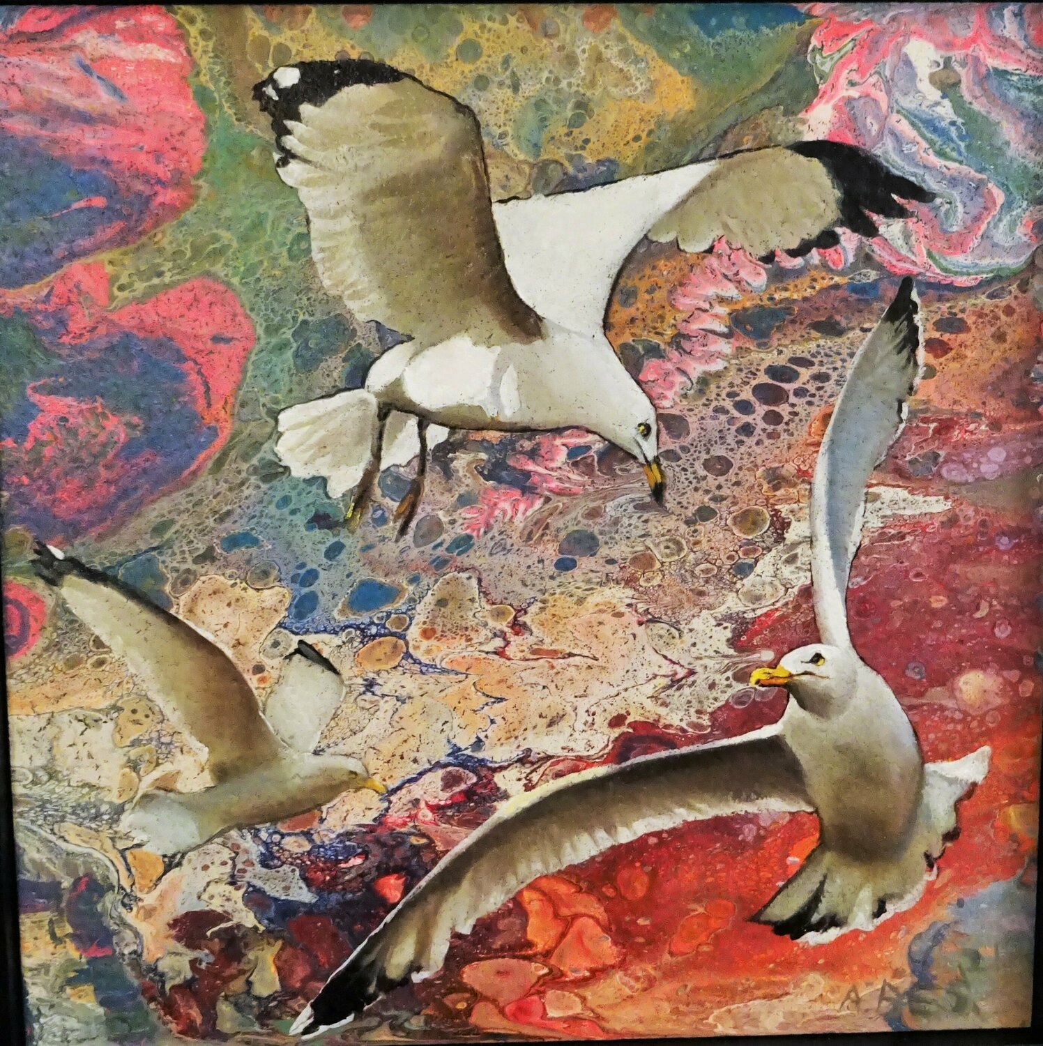 Sky dance Angelika Bes Original painting for sale