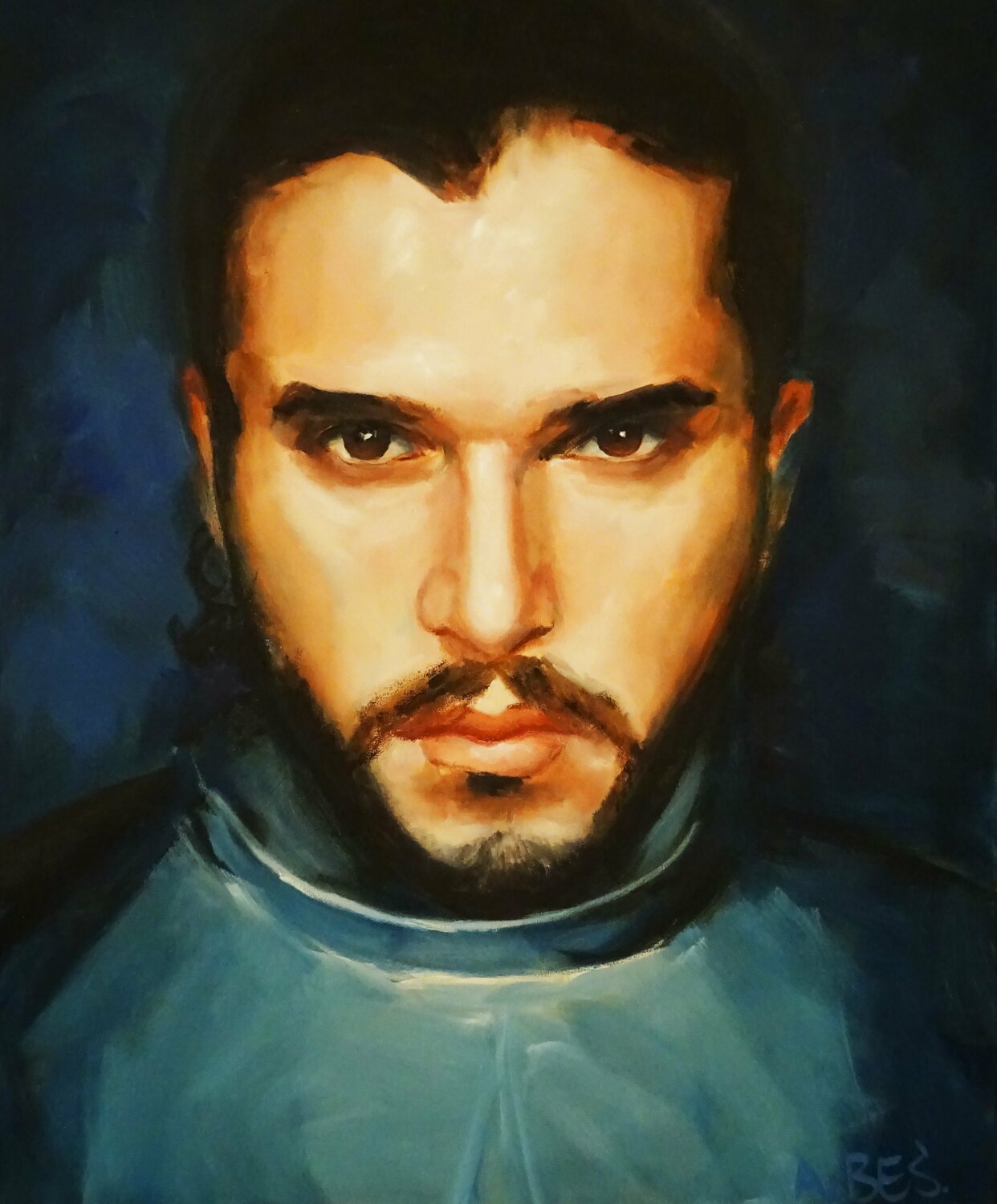 Jon Snow Angelika Bes Original painting for sale