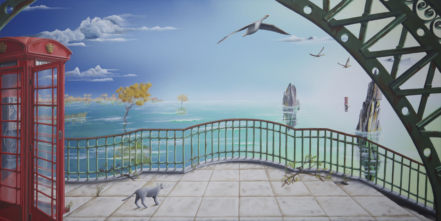 PARLER Thierry Van Quickenborne Original painting for sale