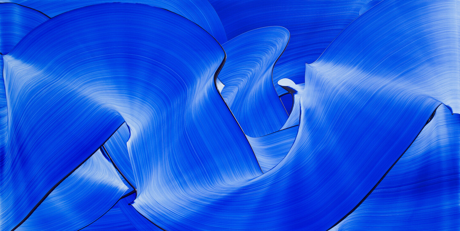 Azul Christoph Schrein Original painting for sale