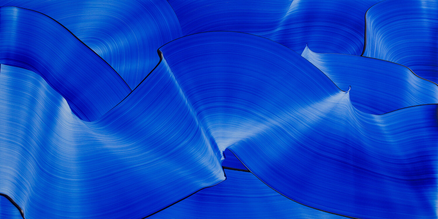 Azul II Christoph Schrein Original painting for sale