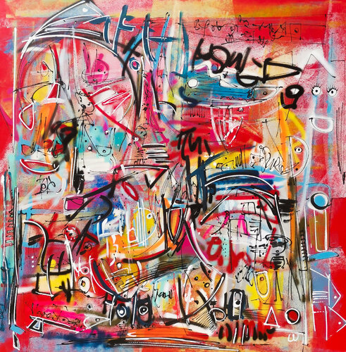 L'Onde by Luc Villard, Painting for Sale on Select