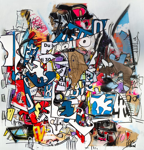 Festival by Luc Villard, Painting for Sale on Select