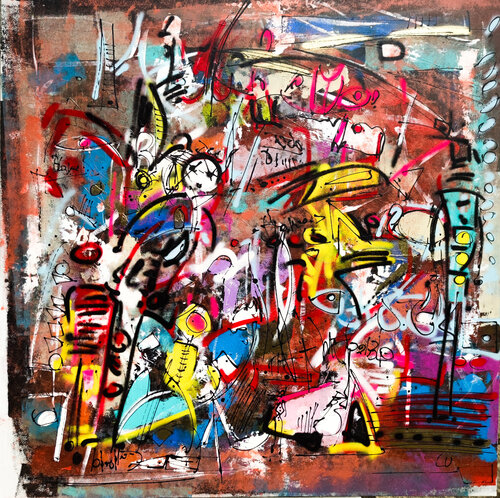 Champion by Luc Villard, Painting for Sale on Select
