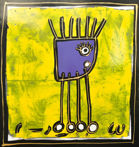 Zarbi by Luc Villard, Painting for Sale on Select
