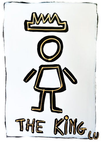 The King by Luc Villard, Painting for Sale on Select