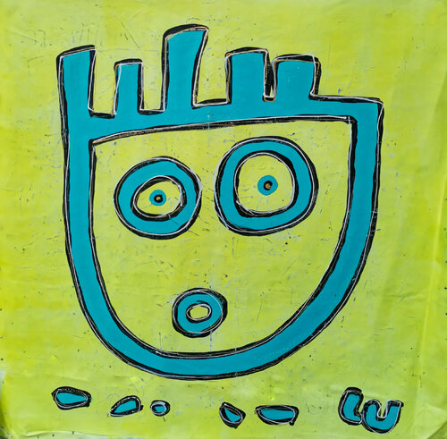 Wide awake by Luc Villard, Painting for Sale on Select
