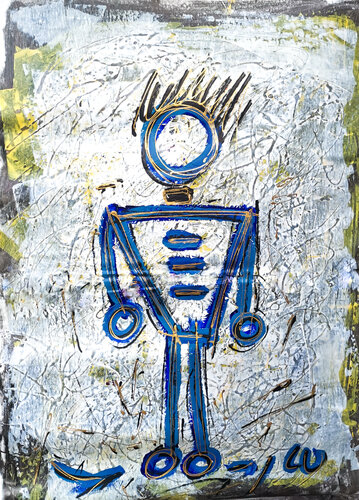 Anatomy of Presence by Luc Villard, Painting for Sale on Select