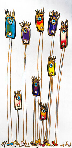 Souvenirs d'enfance by Luc Villard, Painting for Sale on Select