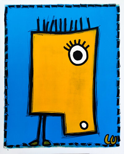 Figure solaire von Luc Villard, Malerei kaufen auf Select
