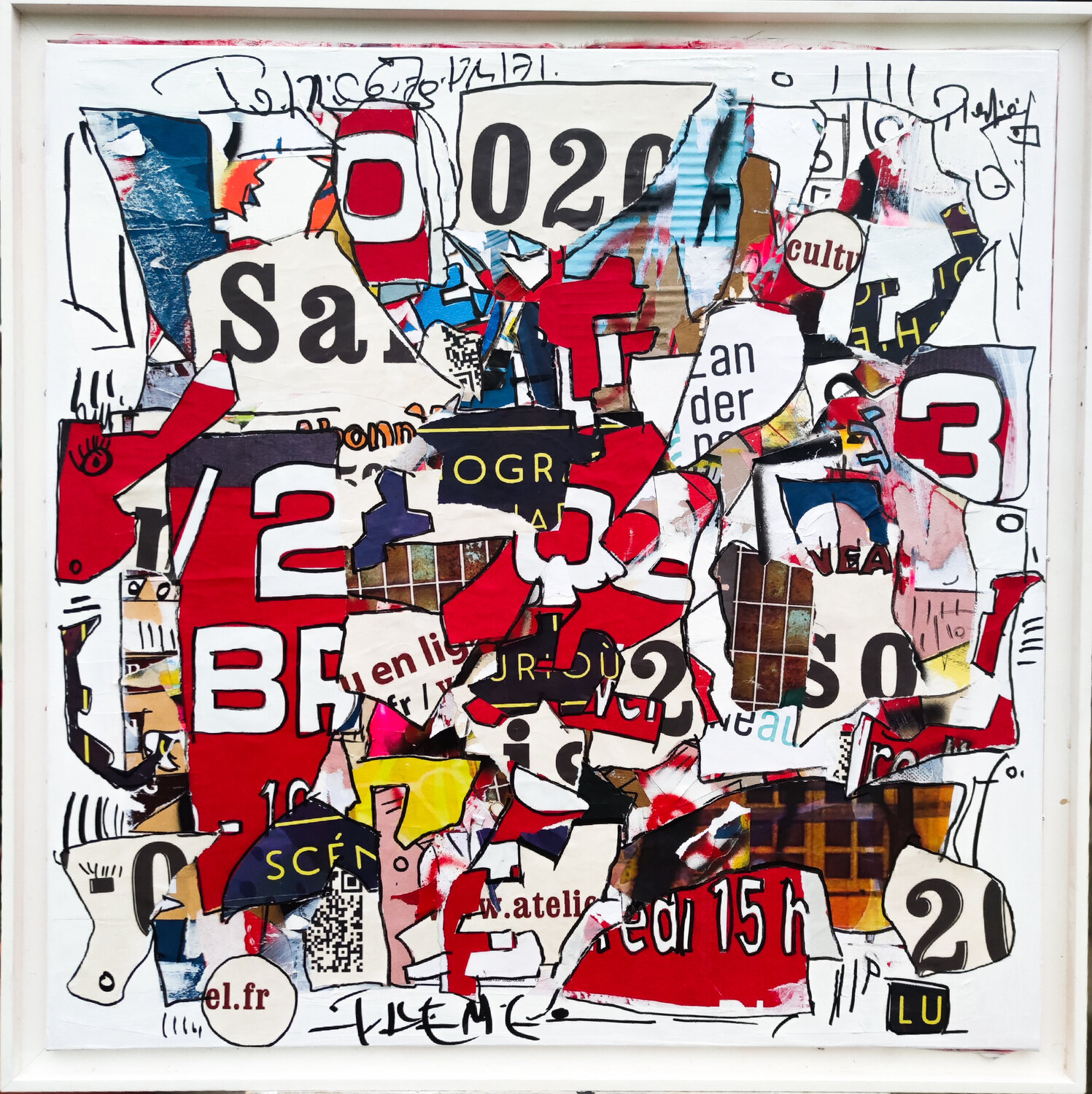 Scénario Luc Villard Original painting for sale
