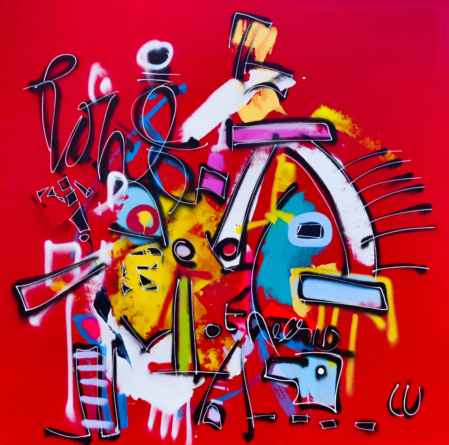 Euphoria Luc Villard Original painting for sale