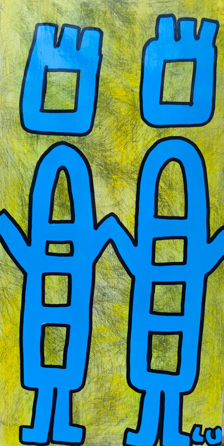 Proximity Luc Villard Original painting for sale
