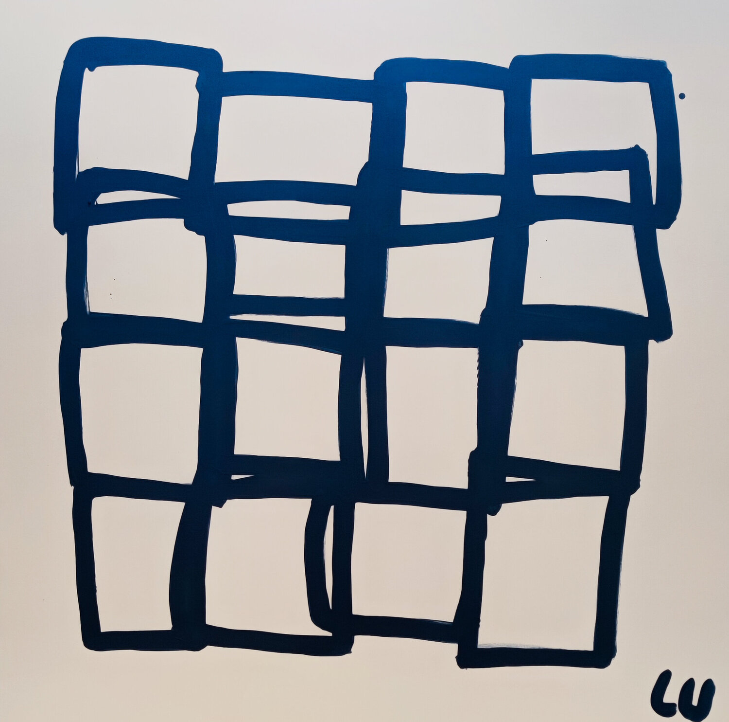 Force tranquille Luc Villard Original painting for sale
