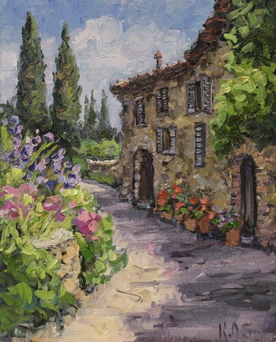 Tuscan Summer by Kristen Olson Stone, Painting for Sale on Select