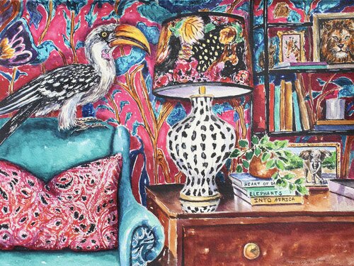 Africa's Stories by Kristen Olson Stone, Painting for Sale on Select