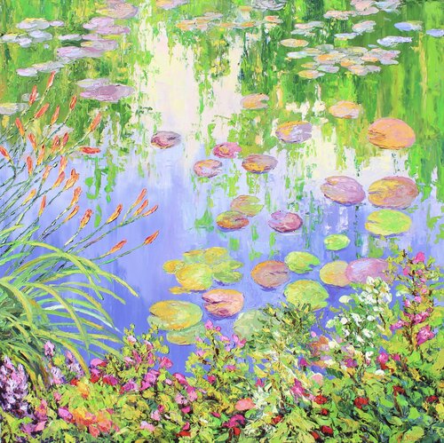 Giverny Glow by Kristen Olson Stone, Painting for Sale on Select