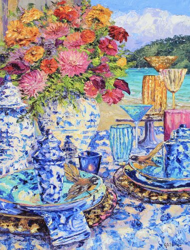 Birds Of A Feather by Kristen Olson Stone, Painting for Sale on Select