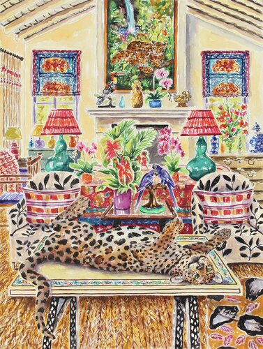 The Cat's In The Cradle by Kristen Olson Stone, Painting for Sale on Select