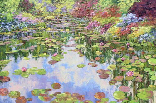 Monet's Dream by Kristen Olson Stone, Painting for Sale on Select