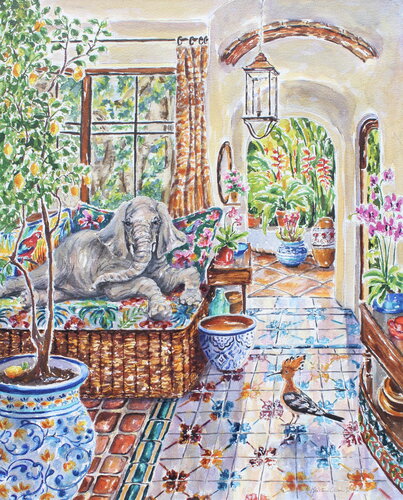 A Joyful Pair by Kristen Olson Stone, Painting for Sale on Select