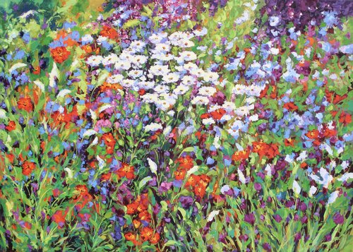 Beneath The Summer Sky by Kristen Olson Stone, Painting for Sale on Select