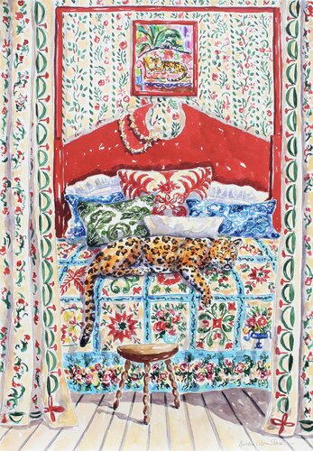 Cat Nap by Kristen Olson Stone, Painting for Sale on Select