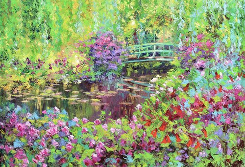 Gorgeous Giverny by Kristen Olson Stone, Painting for Sale on Select