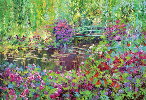 Gorgeous Giverny von Kristen Olson Stone, Malerei kaufen auf Select