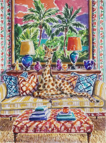 My Safari Days Are Over by Kristen Olson Stone, Painting for Sale on Select