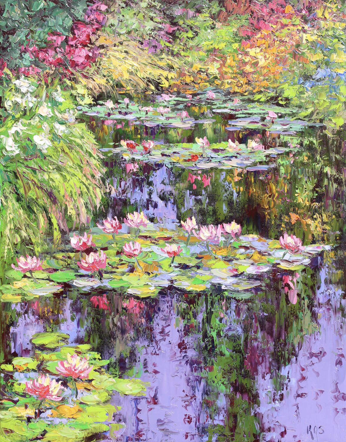 Peaceful Feeling Kristen Olson Stone Original painting for sale
