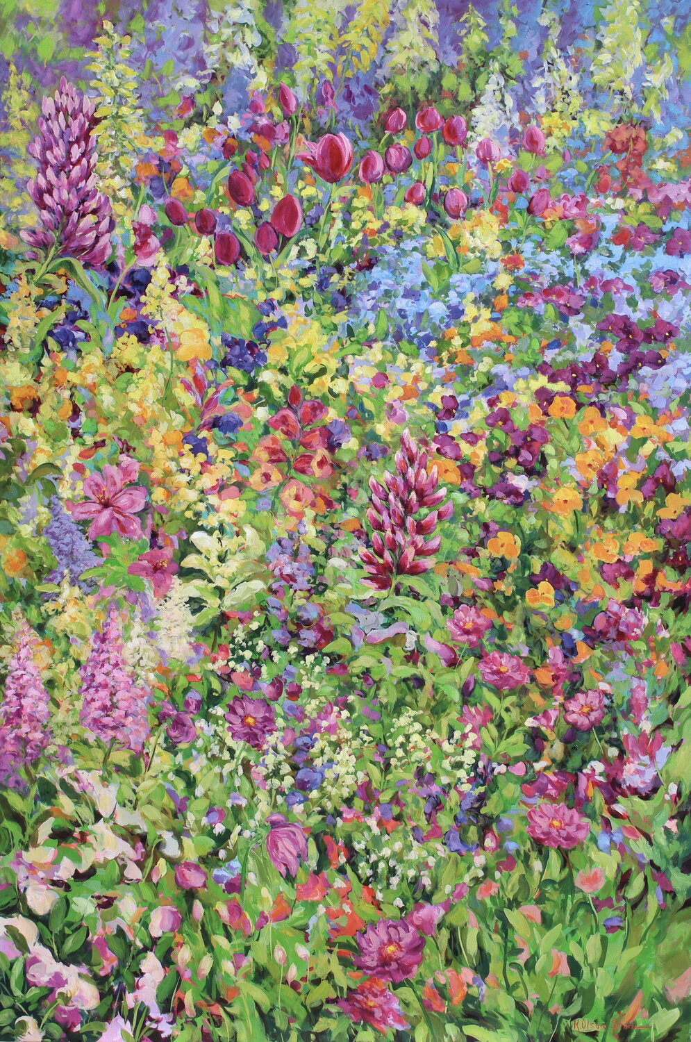 The Feel Of Summer Kristen Olson Stone Original painting for sale