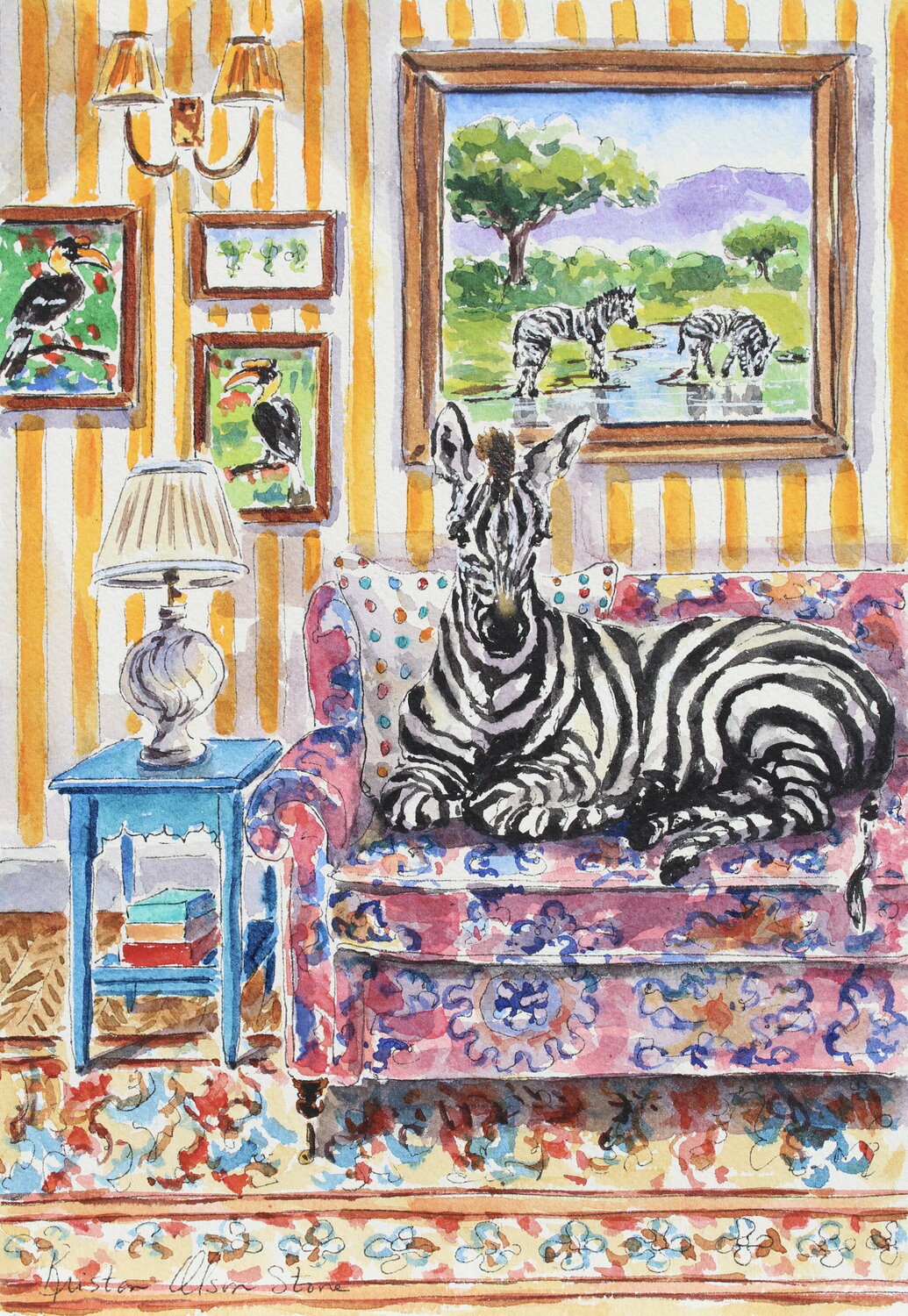 I Miss My Wild Days Kristen Olson Stone Original painting for sale