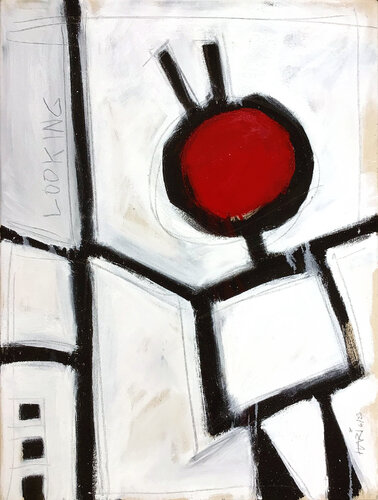 LOOKING by Hari Beierl, Painting for Sale on Select