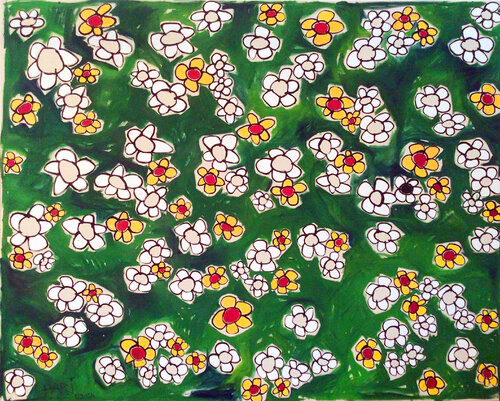 FLOWERPOWER by Hari Beierl, Painting for Sale on Select