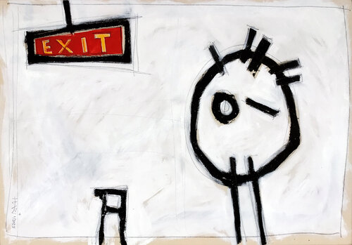 EXIT by Hari Beierl, Painting for Sale on Select