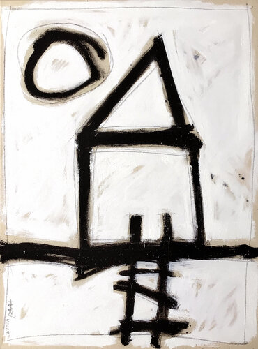 WHITE ARROW by Hari Beierl, Painting for Sale on Select