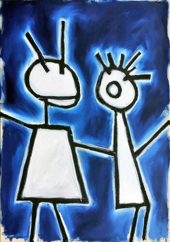 FRIENDS by Hari Beierl, Painting for Sale on Select