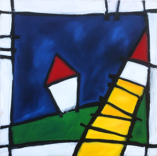 SUNLADDER by Hari Beierl, Painting for Sale on Select